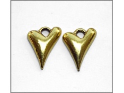 Heart Charm (antique gold colour) TB138