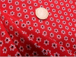 Cotton Red Daisy