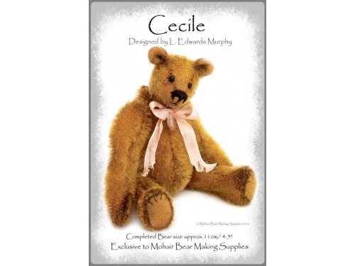 Cecile Mohair Teddy Bear Kit 4.5" / 11cm